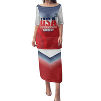 Personalized United States Archery Family Matching Puletasi and Hawaiian Shirt USA 2025 Sporty Style - Wonder Print Shop