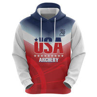 Personalized United States Archery Hoodie USA 2025 Sporty Style - Wonder Print Shop