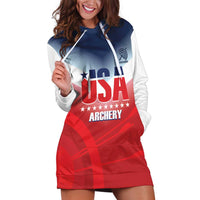 Personalized United States Archery Hoodie Dress USA 2025 Sporty Style - Wonder Print Shop