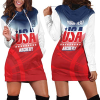 Personalized United States Archery Hoodie Dress USA 2025 Sporty Style - Wonder Print Shop
