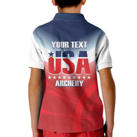 Personalized United States Archery Kid Polo Shirt USA 2025 Sporty Style - Wonder Print Shop