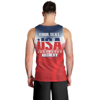 Personalized United States Archery Men Tank Top USA 2025 Sporty Style - Wonder Print Shop