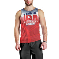 Personalized United States Archery Men Tank Top USA 2025 Sporty Style - Wonder Print Shop