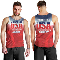 Personalized United States Archery Men Tank Top USA 2025 Sporty Style - Wonder Print Shop