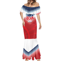 Personalized United States Archery Mermaid Dress USA 2025 Sporty Style - Wonder Print Shop