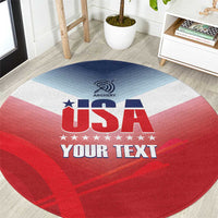 Personalized United States Archery Round Carpet USA 2025 Sporty Style - Wonder Print Shop