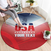 Personalized United States Archery Round Carpet USA 2025 Sporty Style - Wonder Print Shop