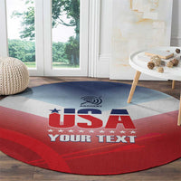Personalized United States Archery Round Carpet USA 2025 Sporty Style - Wonder Print Shop