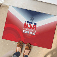 Personalized United States Archery Rubber Doormat USA 2025 Sporty Style - Wonder Print Shop