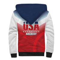 Personalized United States Archery Sherpa Hoodie USA 2025 Sporty Style - Wonder Print Shop