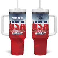 Personalized United States Archery Tumbler With Handle USA 2025 Sporty Style - Wonder Print Shop