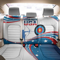 Personalized United States Archery Back Car Seat Cover USA Sport Curve Style - Wonder Print Shop