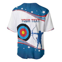 Personalized United States Archery Baseball Jersey USA Sport Curve Style - Wonder Print Shop