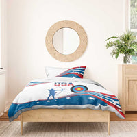 Personalized United States Archery Bedding Set USA Sport Curve Style - Wonder Print Shop