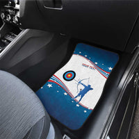 Personalized United States Archery Car Mats USA Sport Curve Style - Wonder Print Shop