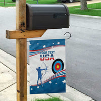 Personalized United States Archery Garden Flag USA Sport Curve Style - Wonder Print Shop