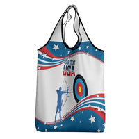 Personalized United States Archery Grocery Bag USA Sport Curve Style - Wonder Print Shop