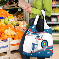 Personalized United States Archery Grocery Bag USA Sport Curve Style - Wonder Print Shop