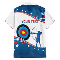 Personalized United States Archery Hawaiian Shirt USA Sport Curve Style - Wonder Print Shop