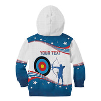 Personalized United States Archery Kid Hoodie USA Sport Curve Style - Wonder Print Shop