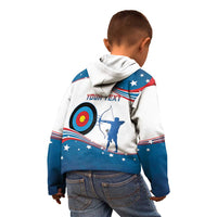 Personalized United States Archery Kid Hoodie USA Sport Curve Style - Wonder Print Shop