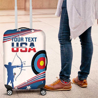 Personalized United States Archery Luggage Cover USA Sport Curve Style - Wonder Print Shop