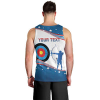 Personalized United States Archery Men Tank Top USA Sport Curve Style - Wonder Print Shop
