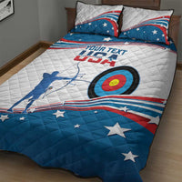 Personalized United States Archery Quilt Bed Set USA Sport Curve Style - Wonder Print Shop