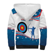 Personalized United States Archery Sherpa Hoodie USA Sport Curve Style - Wonder Print Shop