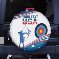 Personalized United States Archery Spare Tire Cover USA Sport Curve Style - Wonder Print Shop