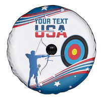 Personalized United States Archery Spare Tire Cover USA Sport Curve Style - Wonder Print Shop