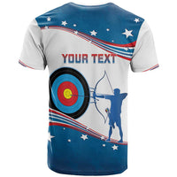 Personalized United States Archery T Shirt USA Sport Curve Style - Wonder Print Shop