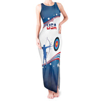 Personalized United States Archery Tank Maxi Dress USA Sport Curve Style - Wonder Print Shop