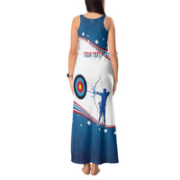 Personalized United States Archery Tank Maxi Dress USA Sport Curve Style - Wonder Print Shop