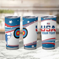 Personalized United States Archery Tumbler Cup USA Sport Curve Style - Wonder Print Shop