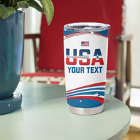 Personalized United States Archery Tumbler Cup USA Sport Curve Style - Wonder Print Shop