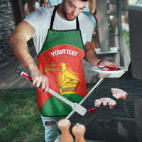 Custom Zimbabwe Cricket Apron Go Chevrons 2003 Color Version - Wonder Print Shop