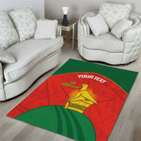 Custom Zimbabwe Cricket Area Rug Go Chevrons 2003 Color Version - Wonder Print Shop