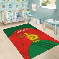 Custom Zimbabwe Cricket Area Rug Go Chevrons 2003 Color Version - Wonder Print Shop