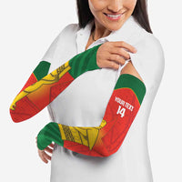Custom Zimbabwe Cricket Arm Sleeves Go Chevrons 2003 Color Version - Wonder Print Shop
