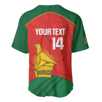 Custom Zimbabwe Cricket Baseball Jersey Go Chevrons 2003 Color Version - Wonder Print Shop