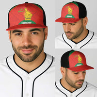 Zimbabwe Cricket Baseball Net Cap Go Chevrons 2003 Color Version - Wonder Print Shop