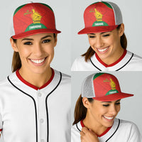 Zimbabwe Cricket Baseball Net Cap Go Chevrons 2003 Color Version - Wonder Print Shop