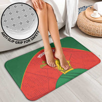 Custom Zimbabwe Cricket Bathroom Set Go Chevrons 2003 Color Version - Wonder Print Shop