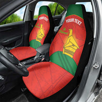 Custom Zimbabwe Cricket Car Seat Cover Go Chevrons 2003 Color Version - Wonder Print Shop