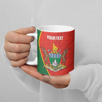 Custom Zimbabwe Cricket Ceramic Mug Go Chevrons 2003 Color Version - Wonder Print Shop