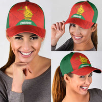 Zimbabwe Cricket Classic Cap Go Chevrons 2003 Color Version - Wonder Print Shop