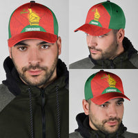 Zimbabwe Cricket Classic Cap Go Chevrons 2003 Color Version - Wonder Print Shop