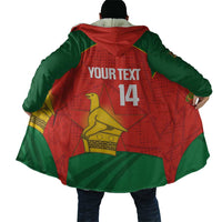 Custom Zimbabwe Cricket Cloak Go Chevrons 2003 Color Version - Wonder Print Shop
