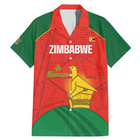 Custom Zimbabwe Cricket Family Matching Mermaid Dress and Hawaiian Shirt Go Chevrons 2003 Color Version - Wonder Print Shop